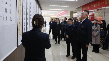 国家能源局甘肃监管办公室机关党委等参观甘肃工程咨询集团廉洁文化作品展